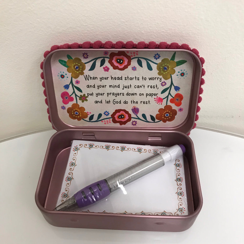 Natural Life Prayer Box - “With God All Things Are Possible" PBX092